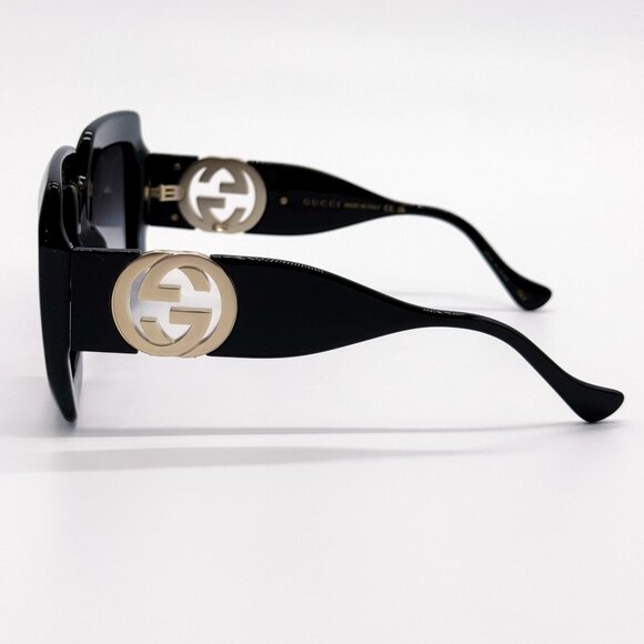 NEW GUCCI SUNGLASSES GG1022S 001 BLACK WOMEN EYEWEAR GUCCI